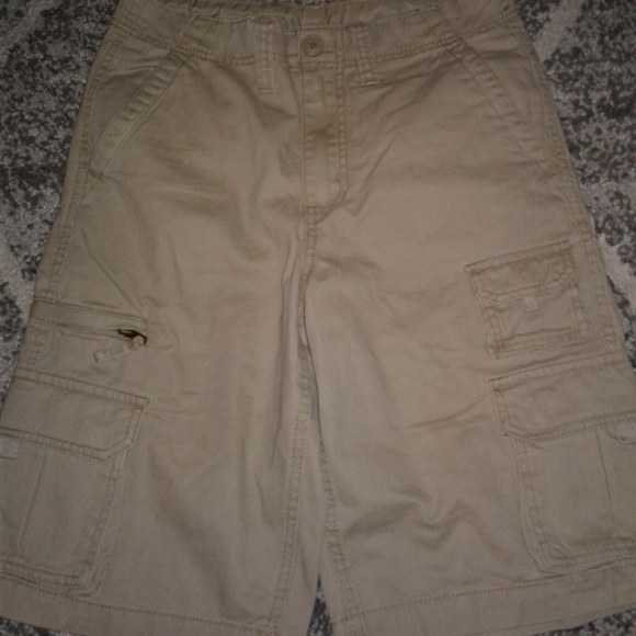 Khaki Cargo Shorts - Picture 1 of 5